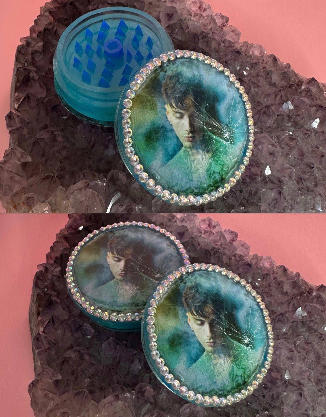 💎 Tritatabacco con diamantini