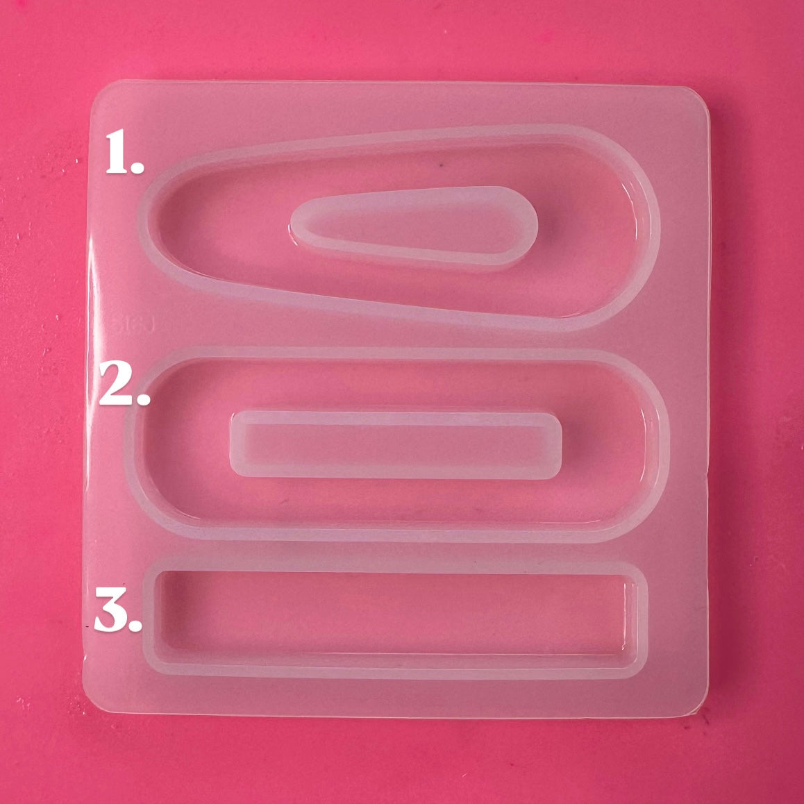 💖Clip con inserto personalizzato (2 pz)
