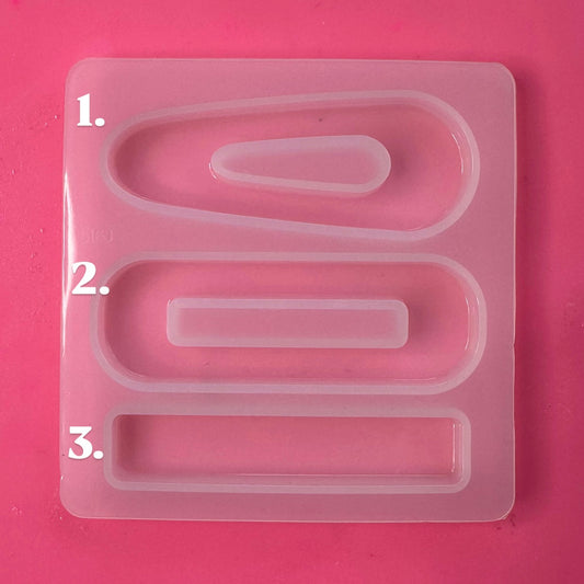 💖Clip con inserto personalizzato (2 pz)