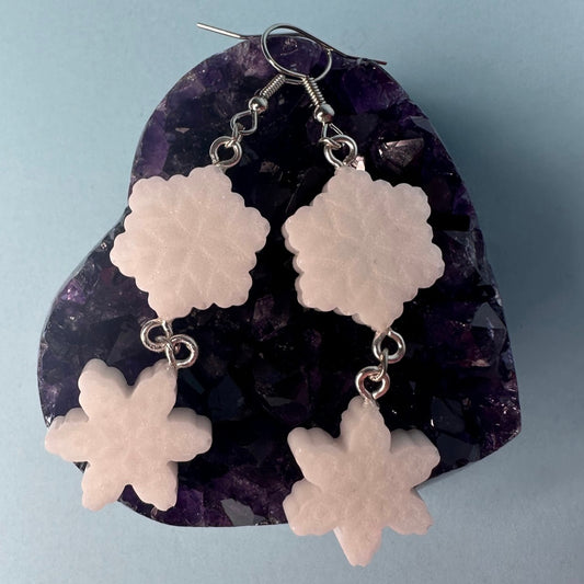 Orecchini fiocco di neve personalizzabili ❄️