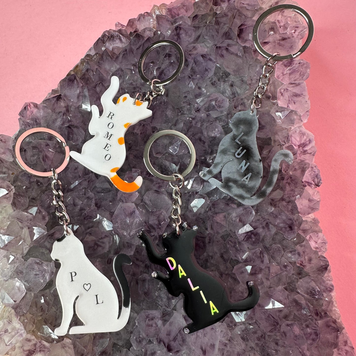 🐾 Portachiavi Gattino Personalizzato