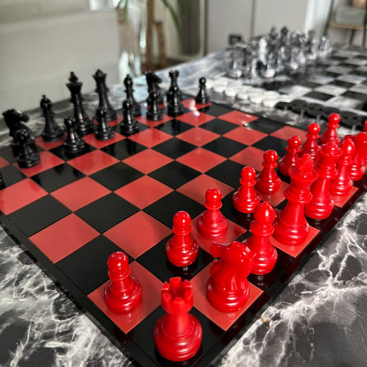 Scacchiera classica bicolore