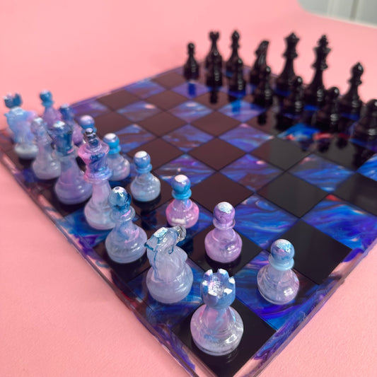 Scacchiera effetto galassia