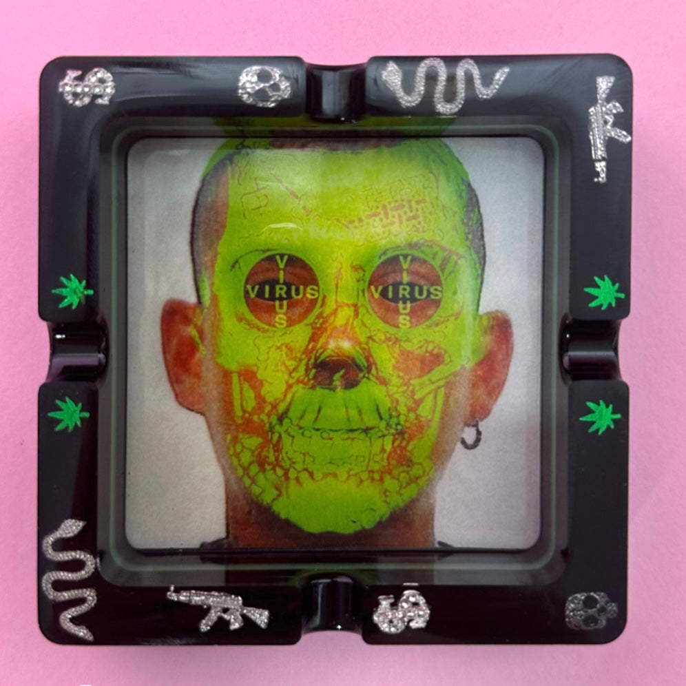 DA PERSONALIZZARE! Posacenere quadrato