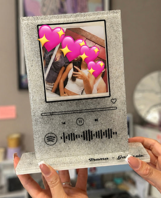 DA PERSONALIZZARE! cornice Spotify con Foto