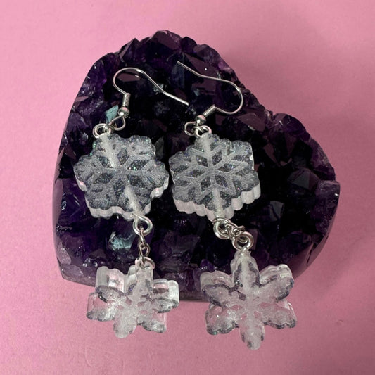 Orecchini fiocco di neve personalizzabili ❄️