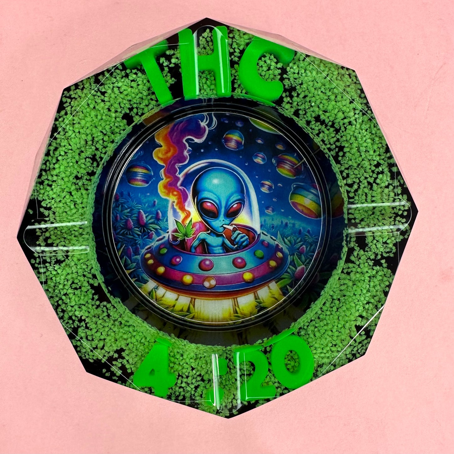 DA PERSONALIZZARE! Posacenere Ottagonale Personalizzato con Scritta 3D