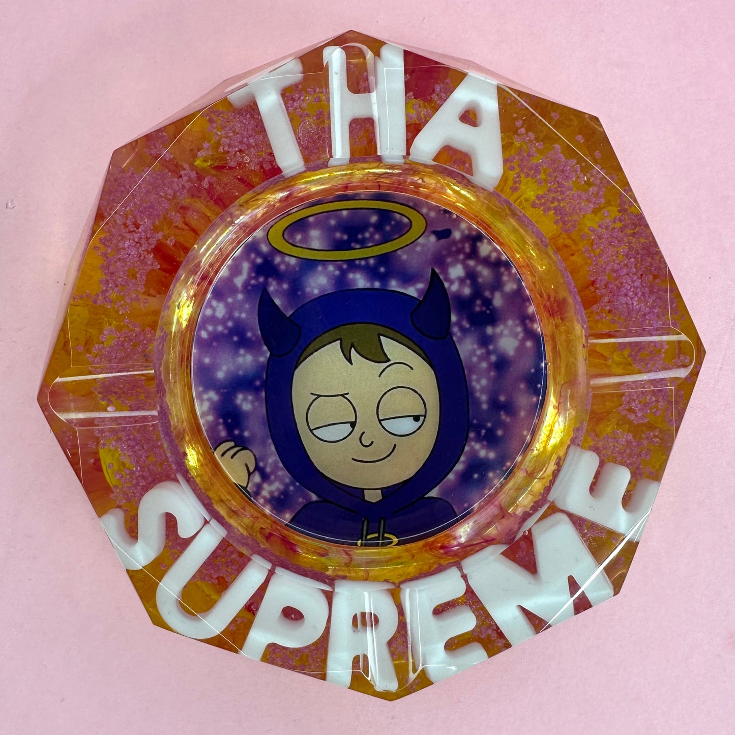 DA PERSONALIZZARE! Posacenere Ottagonale Personalizzato con Scritta 3D