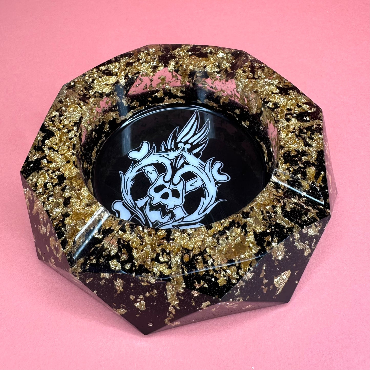 DA PERSONALIZZARE! Posacenere ottagonale grande