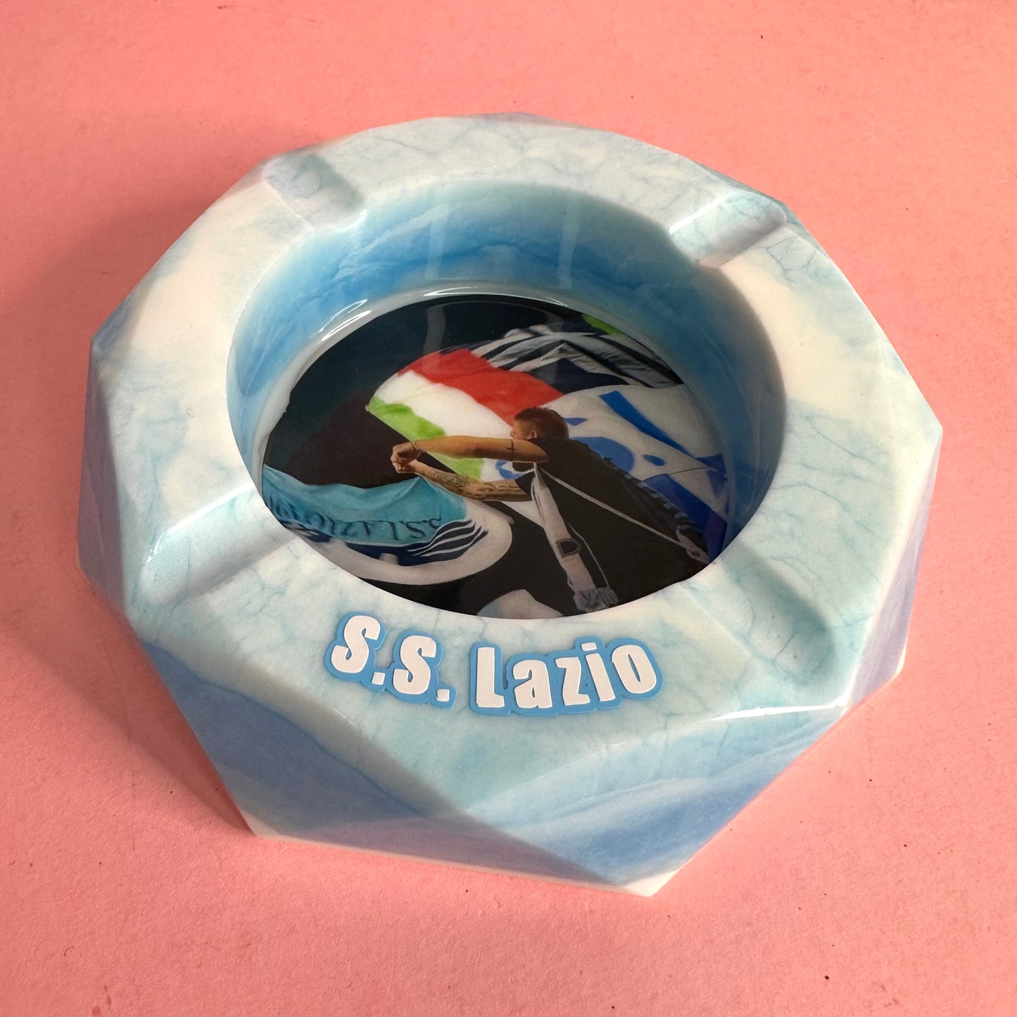 DA PERSONALIZZARE! Posacenere ottagonale grande