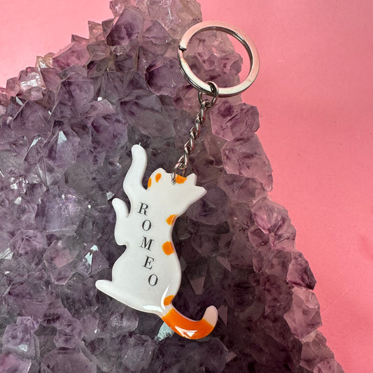 🐾 Portachiavi Gattino Personalizzato