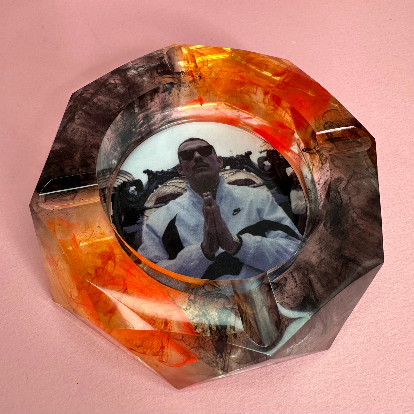 DA PERSONALIZZARE! Posacenere ottagonale grande