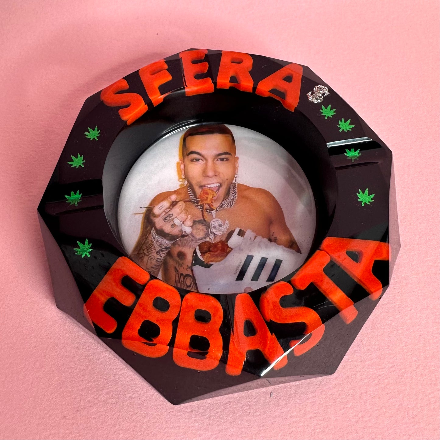 DA PERSONALIZZARE! Posacenere Ottagonale Personalizzato con Scritta 3D