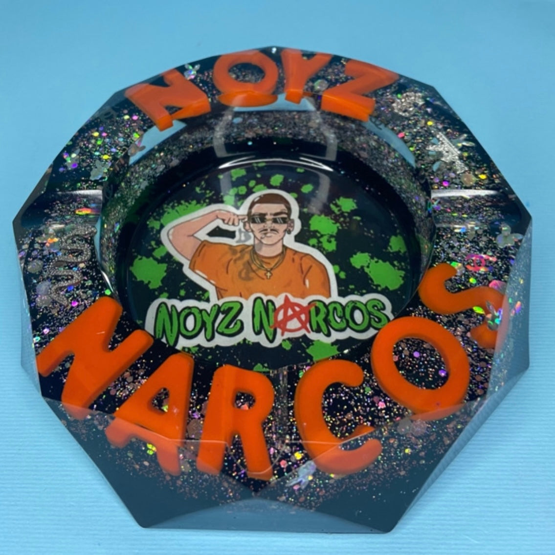 DA PERSONALIZZARE! Posacenere Ottagonale Personalizzato con Scritta 3D