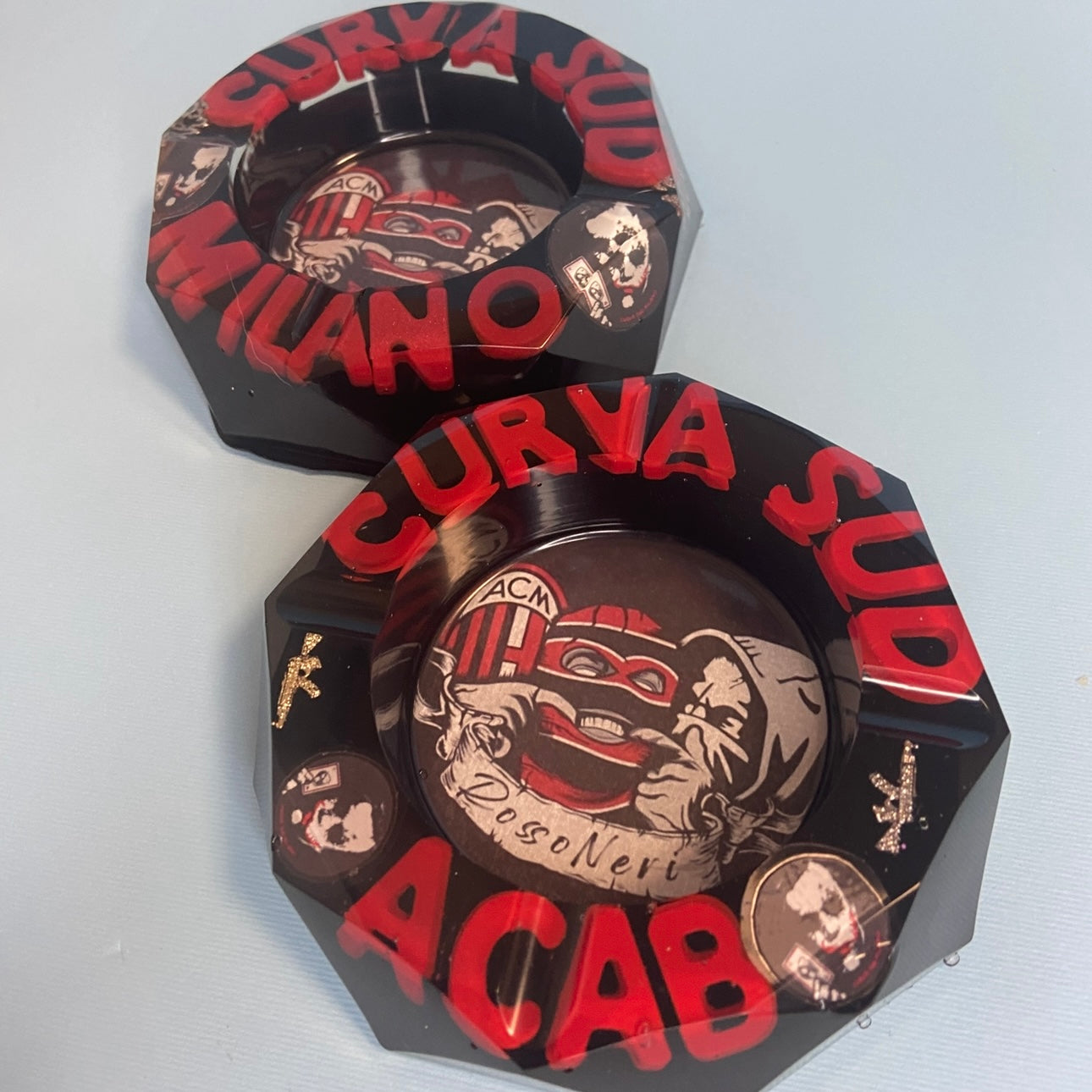 DA PERSONALIZZARE! Posacenere Ottagonale Personalizzato con Scritta 3D