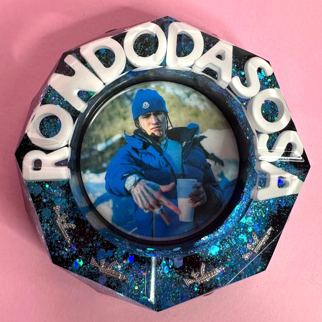 DA PERSONALIZZARE! Posacenere Ottagonale Personalizzato con Scritta 3D