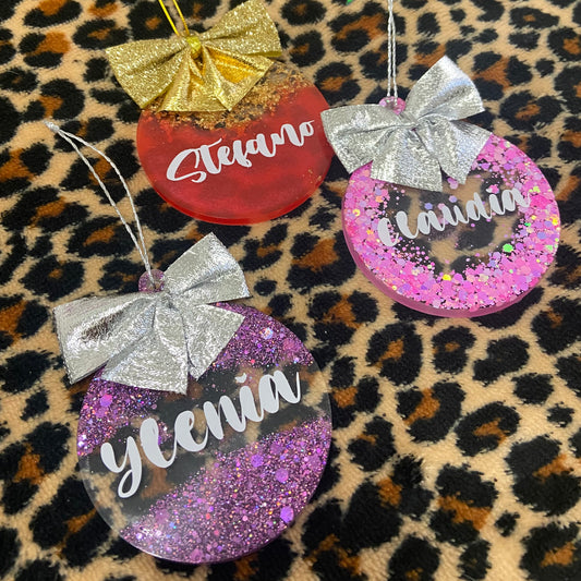 Palla di Natale personalizzata con nome 🎄
