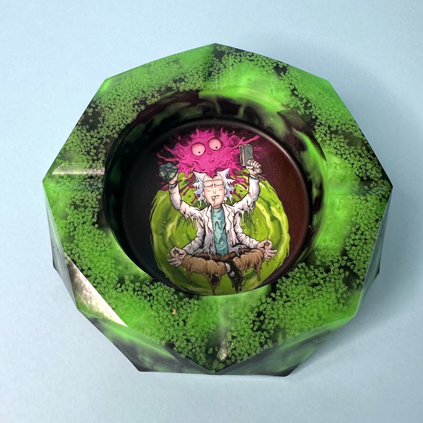 DA PERSONALIZZARE! Posacenere ottagonale grande