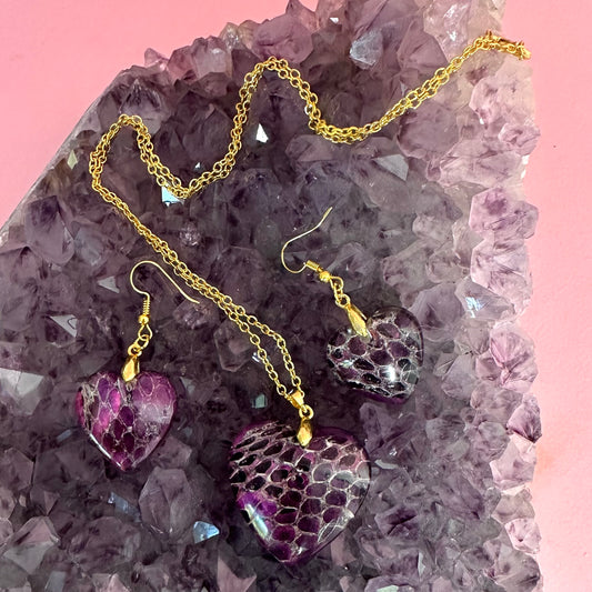 SET CUORE (collana + orecchini)