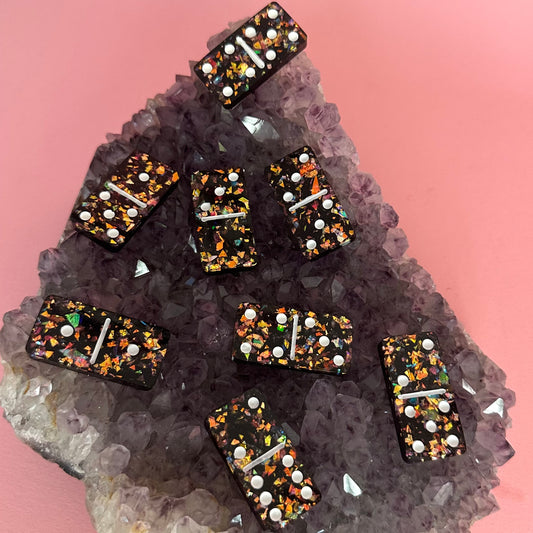 Domino 28 pezzi - Flakes multicolor
