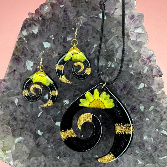 SET SPIRALE (collana + orecchini)